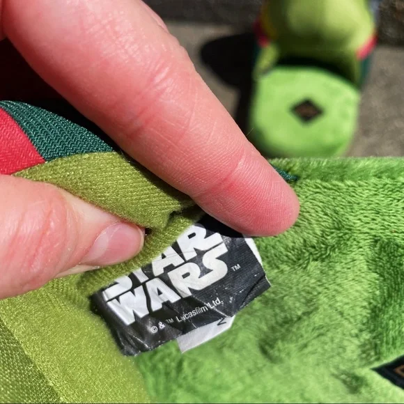 Mens’ Star Wars Boba Fett Plush Slippers Sz S - Picture 10 of 11